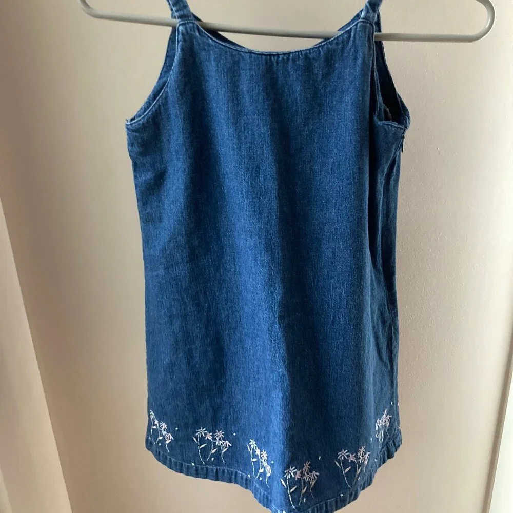 GAP Denim Dress w/ Embroidery Detail